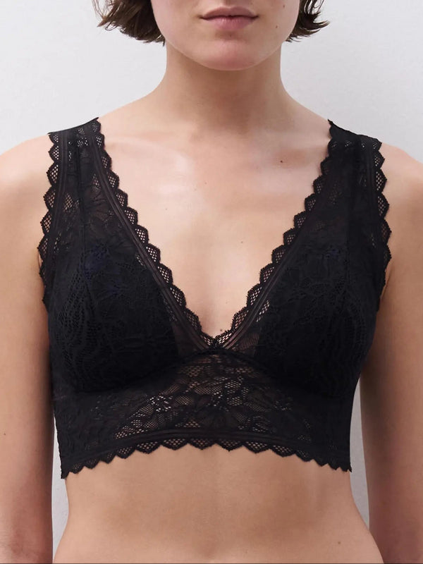 Chantelle Floral Touch Schwarz Bügelloser BH