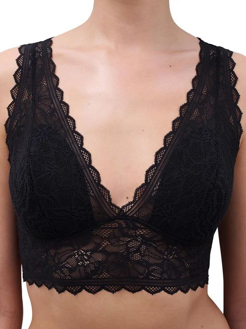 Chantelle Floral Touch Schwarz Bügelloser BH