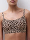 Chantelle Softstretch Leopard Print Bralette Bustier