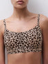 Chantelle Softstretch Leopard Print Bralette Bustier