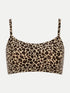 Chantelle Softstretch Leopard Print Bralette Bustier