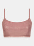 Chantelle Softstretch Pink Leo Shimmer Bralette Bustier