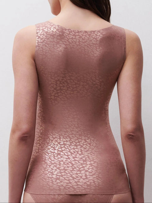 Chantelle Softstretch Pink Leo Shimmer Top