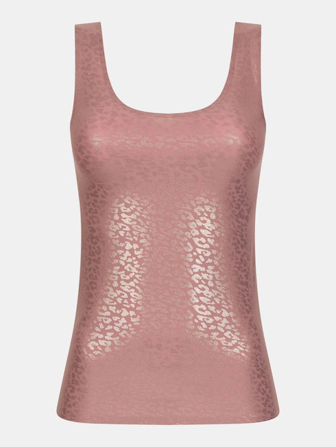 Chantelle Softstretch Pink Leo Shimmer Top