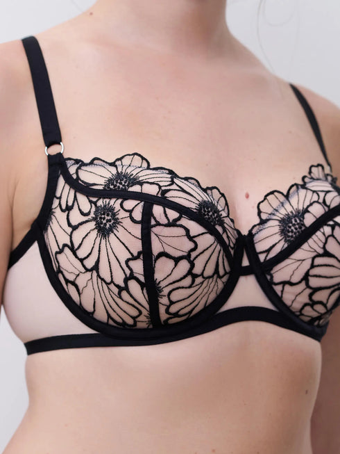 Chantelle Pulp Lush Schwarz Balconette BH