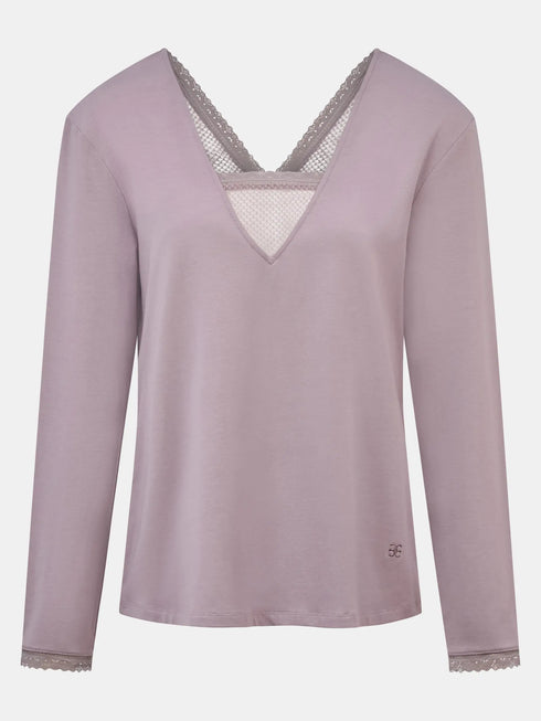 Chantelle Romance Rose Fumee Langarmshirt
