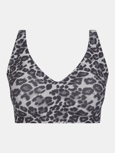 Chantelle Softstretch Grey Leopard Bügelloser BH
