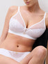 Chantelle Graphic Support Weiß Bügelloser BH