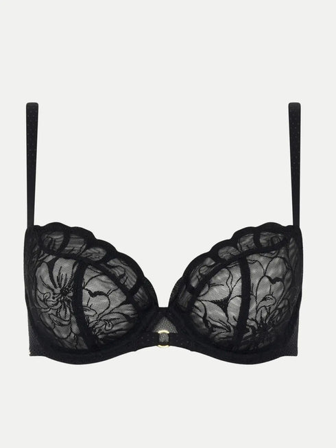 Chantelle Fleurs Schwarz Bügel BH