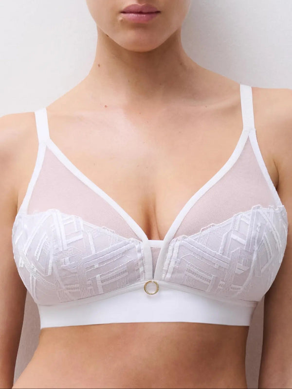 Chantelle Graphic Support Weiß Bügelloser BH