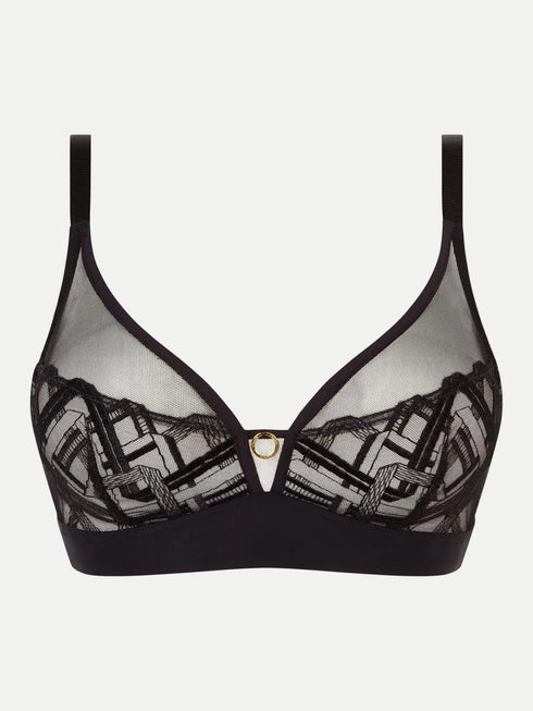 Chantelle Graphic Support Schwarz Bügelloser BH