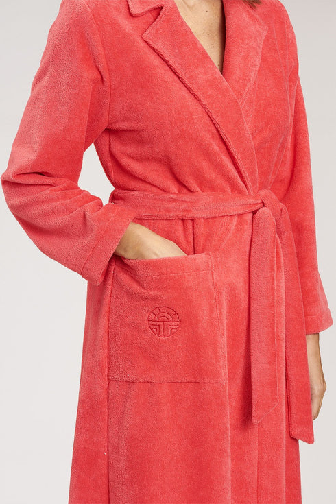 Féraud Wickel-Morgenmantel mit Taschen