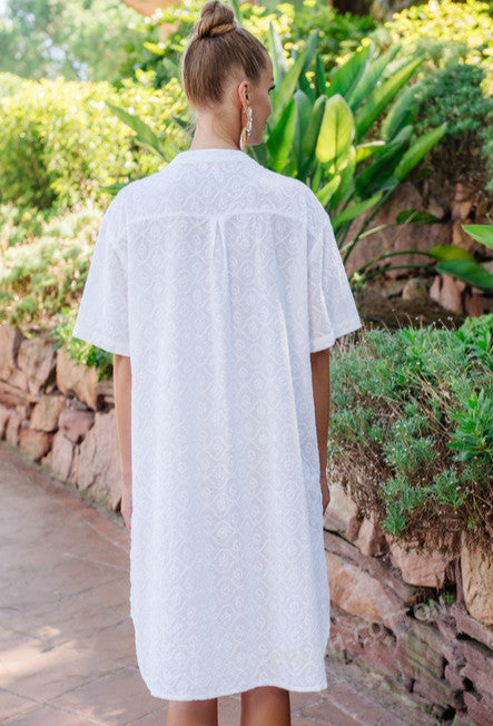 Tunikakleid Weiß 23F-812 C FRESH COTTON