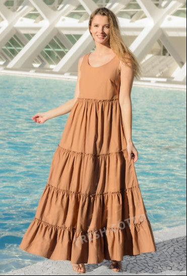 Dress Brown 4094 EF FRESH COTTON EXCLUSIVE